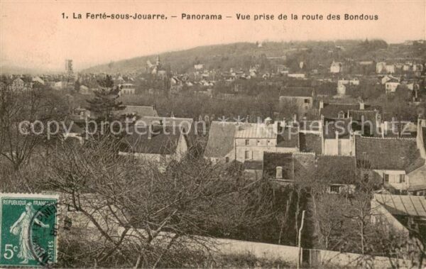 La Ferte-sous-Jouarre 77 Panorama Vue prise de la route des Bond