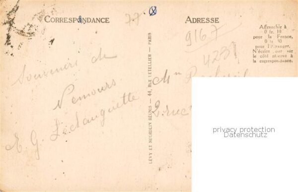 Nemours 77 Vue generale Eglise – Bild 2