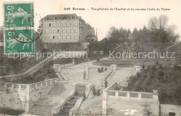 Rennes 35 Vue generale de l’Escalier et du nouvea