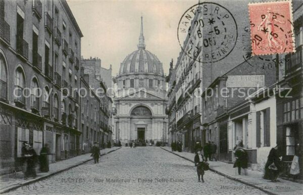 Nantes 44 Rue Mazagran Eglise Notre Dame