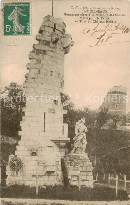 Moulineaux Monument eleve a la memoire des Soldats