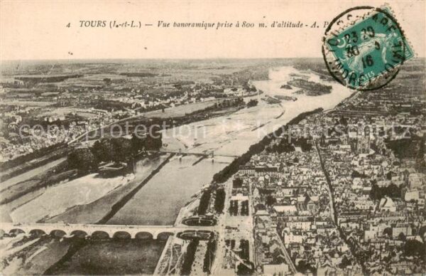 Tours 37 Vue panoramique