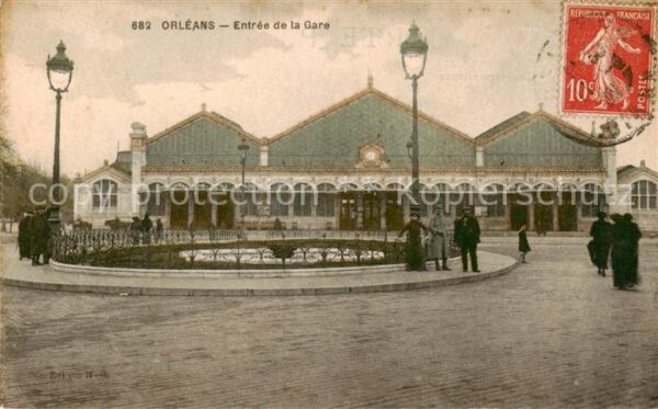 Orleans 45 Loiret Entree de la Gare