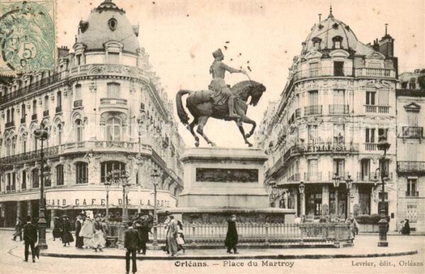Orleans 45 Loiret Place du Martroy
