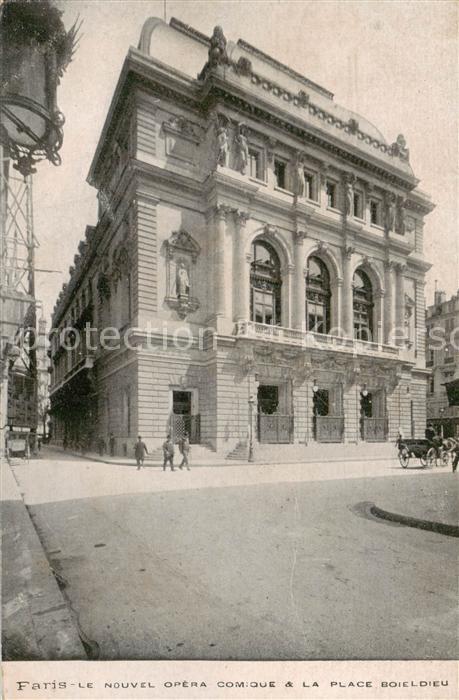 Paris 75 Le nouvel Opera comique a la Place Boie