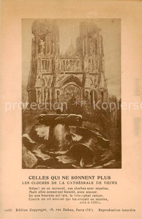 Reims 51 Les Cloches de la Cathedrale de Reims