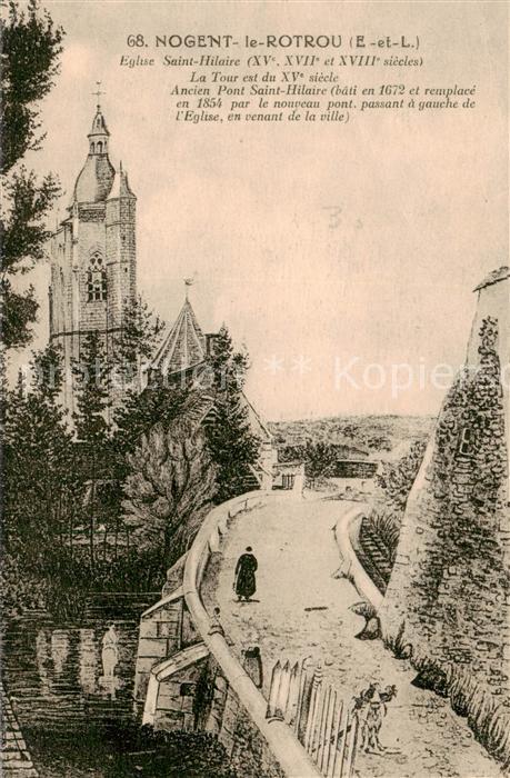 Nogent-le-Rotrou Eglise Saint Hilarie