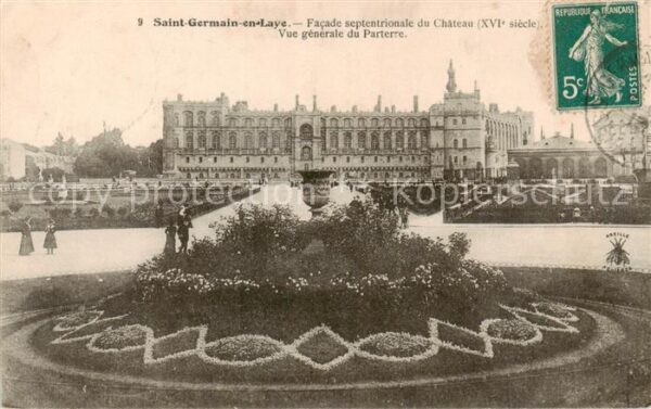 Saint-Germain-en-Laye Facade septentrionale du Chateau Vue ge