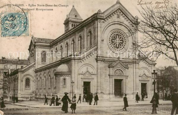 Paris 75 Eglise Notre Dame des Champs Boulevard