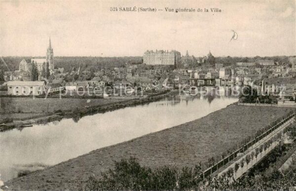 Sable-sur-Sarthe 72 Vue generale de la Ville