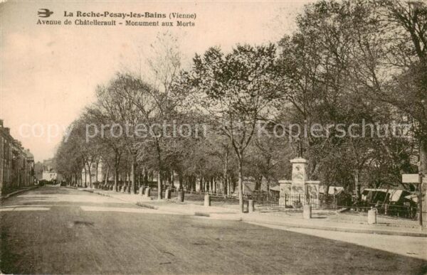 La Roche-Posay Avenue de Chatellerault Monument aux Mo