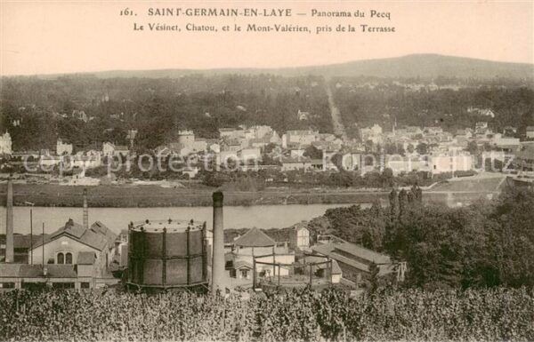Saint-Germain-en-Laye Panorama du Pecq Le Vesinet Chatou et l