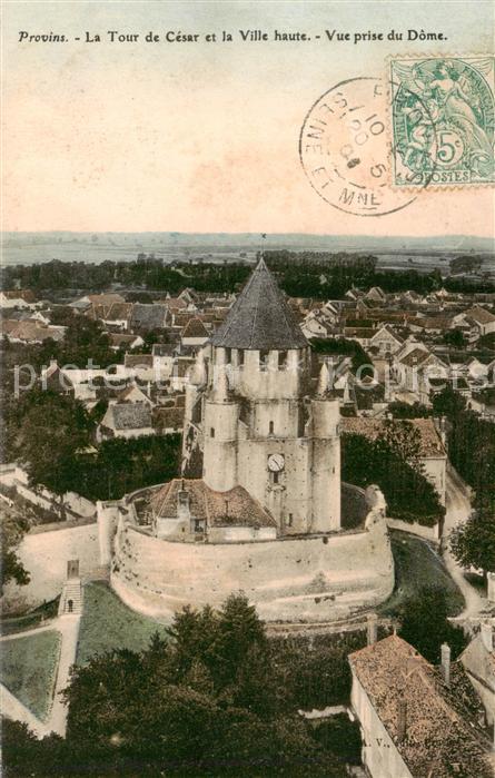 Provins 77 La Tour de Cesar et la Ville haute Vue