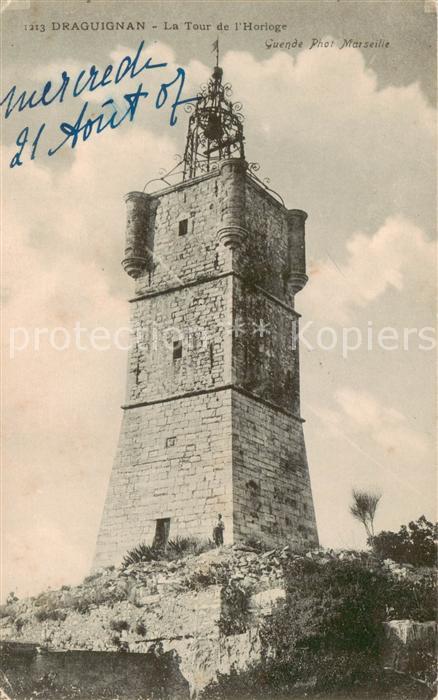 Draguignan 83 Var La Tour de l_Horloge