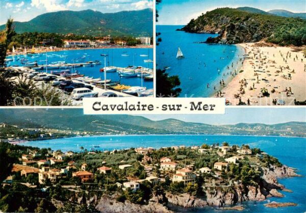 Cavalaire-sur-Mer 83 Var La Port en la plage Bon Porto Le Cap au