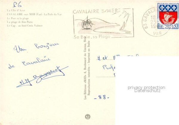 Cavalaire-sur-Mer 83 Var La Port en la plage Bon Porto Le Cap au – Bild 2