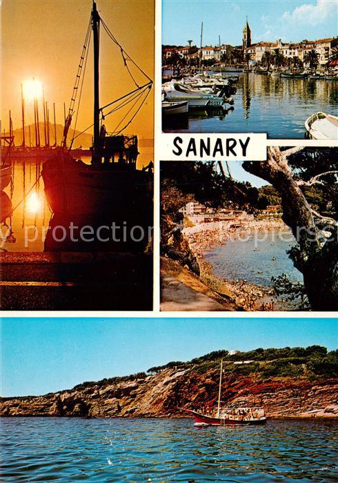 Sanary-sur-Mer 83 Son Port Plage de Port Issol Les Roches