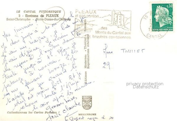 Pleaux 15 Cantal Saint Christophe Notre Dame du Chateau – Bild 2