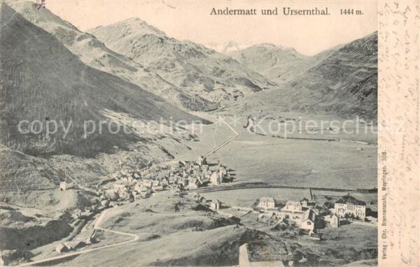 Andermatt UR und Ursernthal