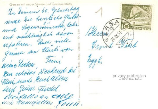 Gersau Vierwaldstaettersee SZ Neue Strasse Gersaustock – Bild 2