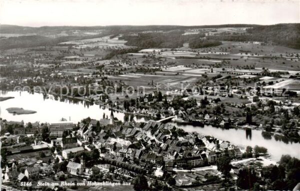 Stein Rhein SH Panorama Blick von Burg Hohenklingen au