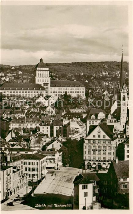 Zuerich ZH Stadtbild mit Universität
