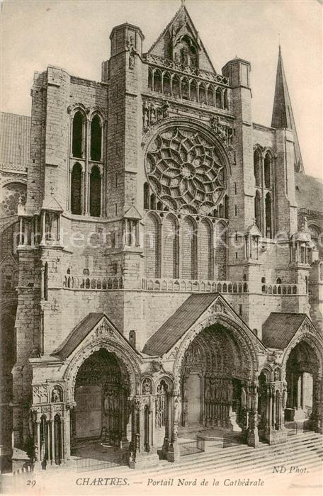 Chartres 28 Portail Nord de la Cathedrale