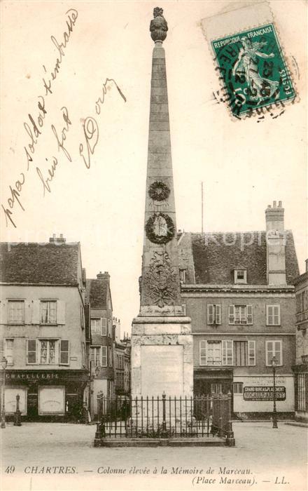 Chartres 28 Colonne elevee a la Memoire de Marceau