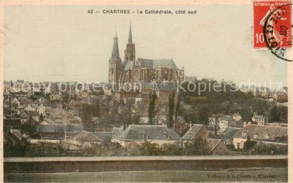 Chartres 28 La Cathedrale cote sud