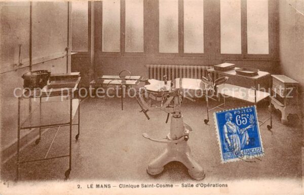 Le Mans Sarthe Clinique Saint Cosme Salle d_Operation