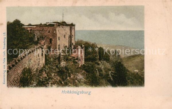 Hohkoenigsburg Haut-Koenigsbourg Panorama