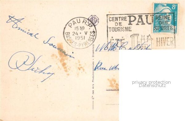 Pau 64 Le Chateau vu du Parc – Bild 2