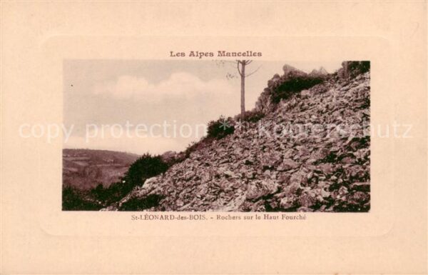 St-Leonard-des-Bois 72 Sarthe Rochers sur le Haut Fourche
