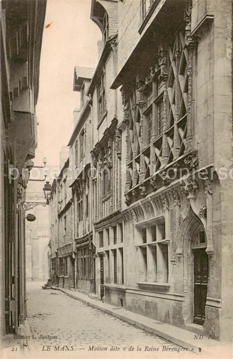 Le Mans Sarthe Maison dite de la Reine Berengere