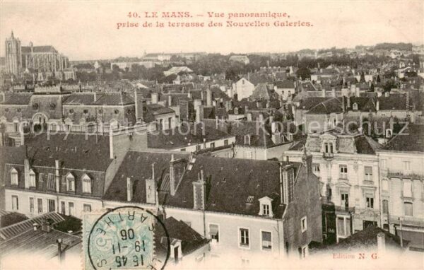Le Mans Sarthe Vue panoramique prise de la terrasse de