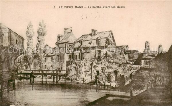 Le Mans Sarthe La Sarthe avant les Quais
