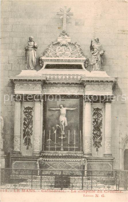Le Mans Sarthe Cathedrale Chapelle du Crucifix