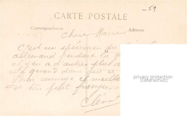 Saint-Hilaire -au-Temple 51 Marne Les ruines du village La Guerre 1914-15 – Bild 2