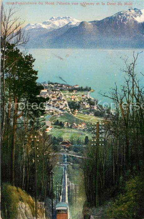 Vevey VD Funiculare du Mont Pelerin et la Dent d