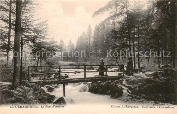 Gerardmer 88 Vosges Le Pont d Amour
