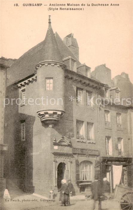 Guingamp 22 Ancienne Maison de la Duchesse Anne Sty