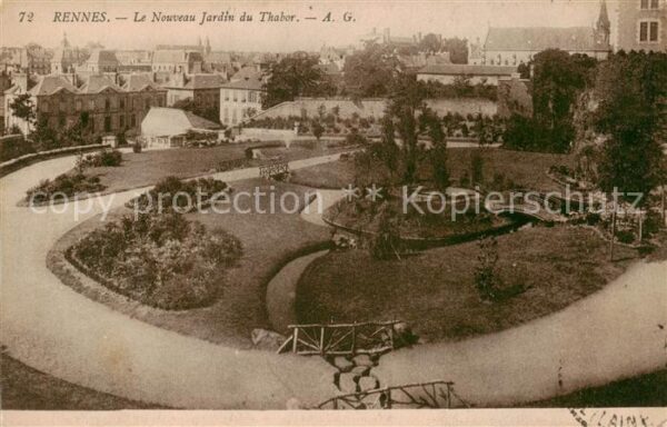 Rennes 35 Nouveau Jardin du Thabor