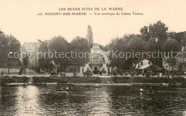 Nogent-sur-Marne 94 Vue artistique du Casino Tanton
