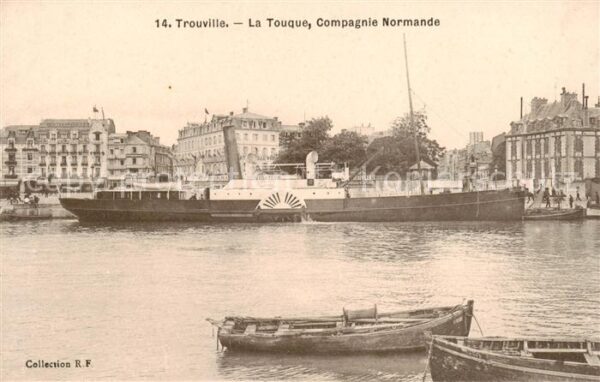 Trouville-sur-Mer Paquebot La Touque Compagnie Normande