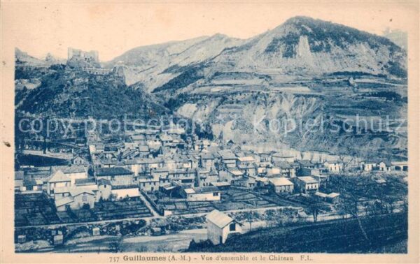 Guillaumes Vue d ensemble et le Chateau