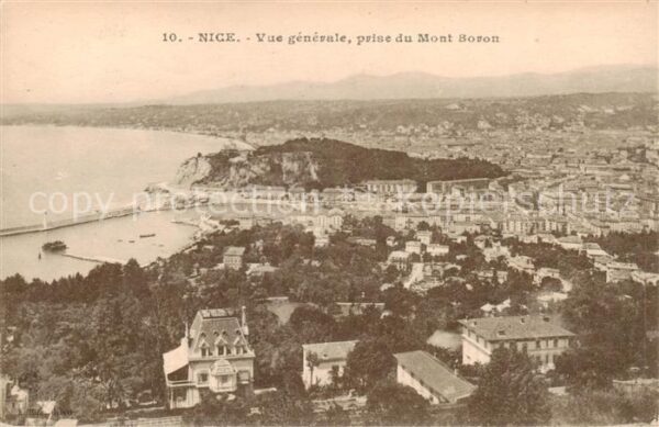 Nice  06 Nizza Vue Generale prise du Mont Baron
