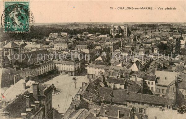 Chalons-sur-Marne 51 Vue Generale