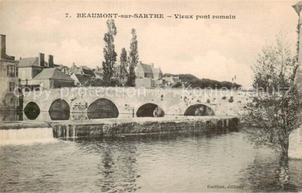 Beaumont-sur-Sarthe Vieux pont romain