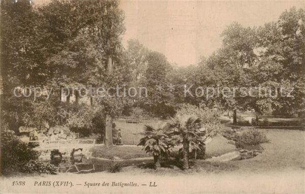 Paris 75 Square des Batignolles