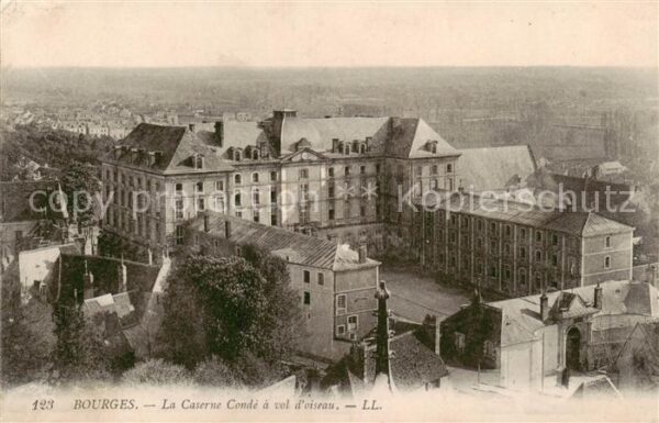Bourges 18 Caserne Condé a vol d oiseau